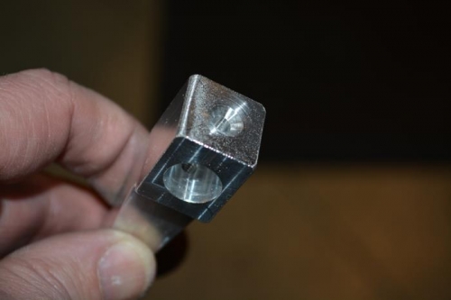 Final sized hole and added chamfer