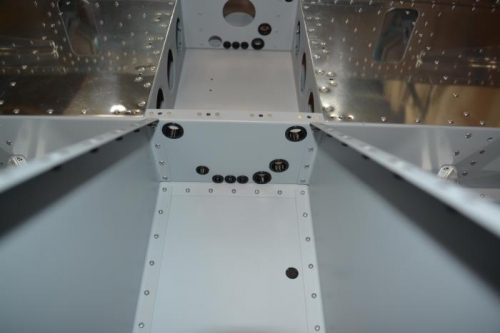 Had a tough time ccleaning up these holes enought to accept the rivets