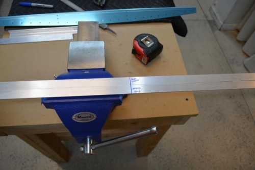 Noted the start and end of each section to be bent or flared