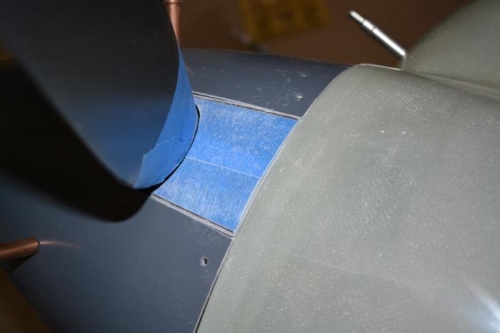 test fit works nicely (ignore the cowling position)