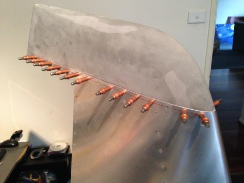 All holes drilled out to #30