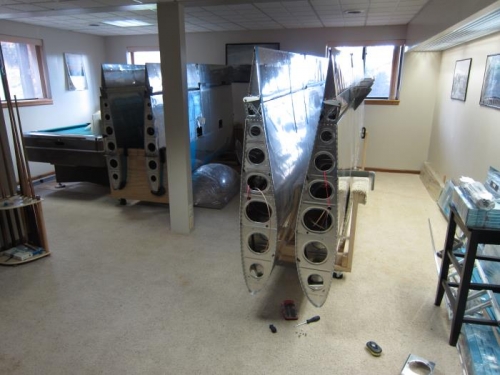 Safe in storage, beside the pool table.