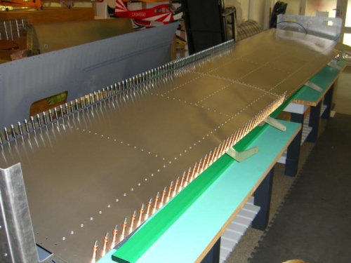 Trailing edge will be completed after test fitting the aileron