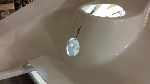 Hole Cut For Cyclic Bracket