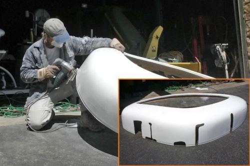 Rough Cut Openings On Cabin Halves