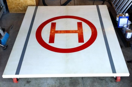 Finished Movable Helipad