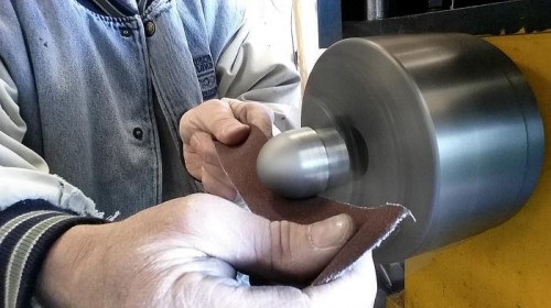 Sanding End Plugs In Lathe
