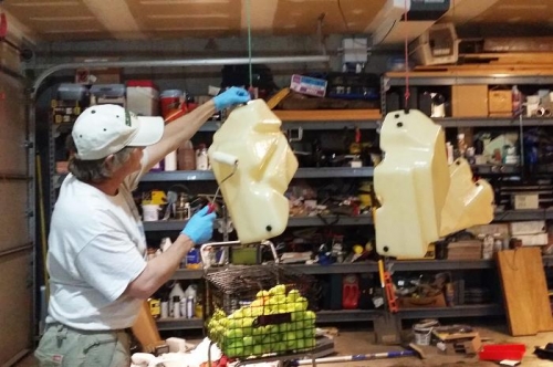 Caswell Tank Sealer Applied To Lower Tanks