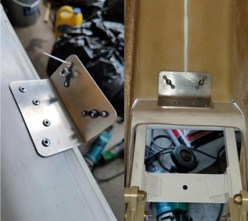 Insgtrument pod bracket installation