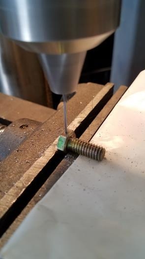 Holes drilled for wire ties