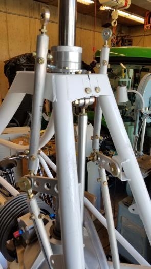 Walking beams attached