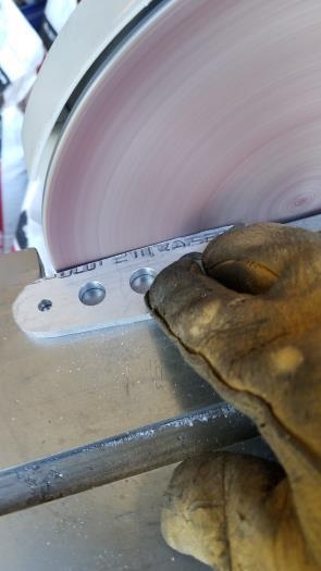 Arms sanded to shape