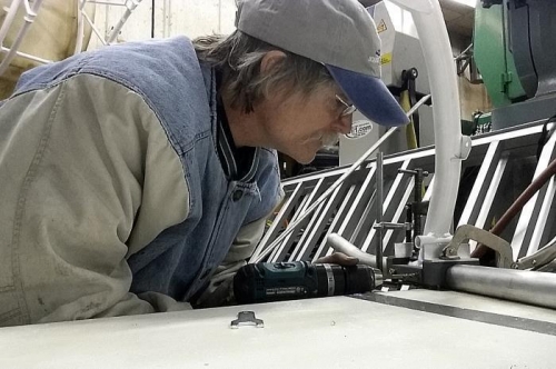 Drilling The Landing Strut 17