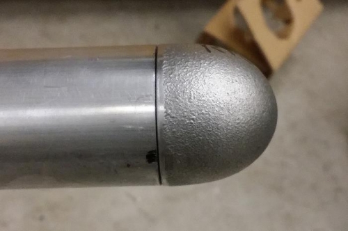 End Plugs Test Fitted After Filing Even