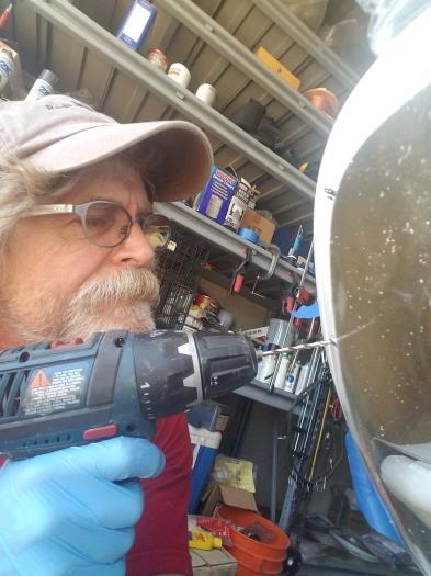 Drilling windscreen holes