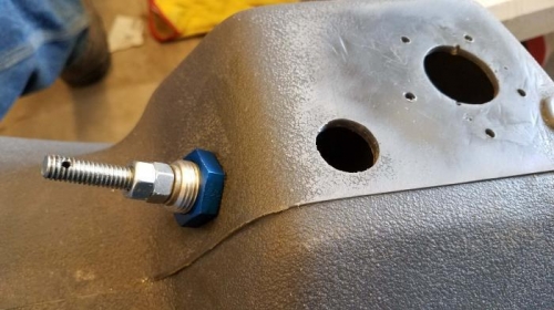 Pulling jig for fittings