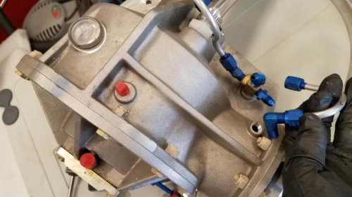 Marking and removing of oil lines