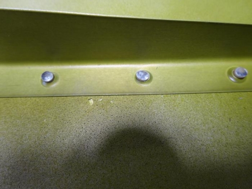 Bent rivets