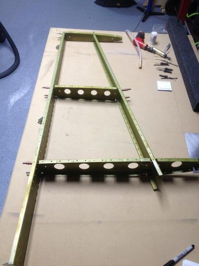 Assembly before riveting