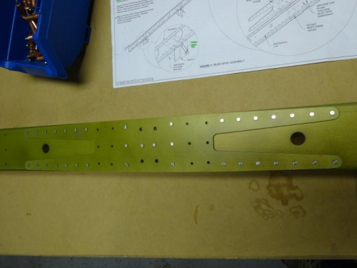 Shop head of Rear spar