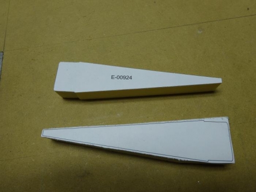 After cutting with the saw