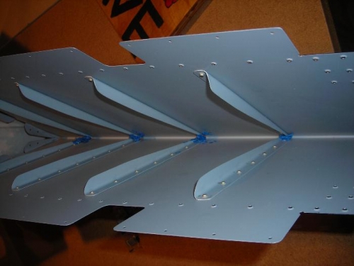 RTV at the aft edges of stiffeners
