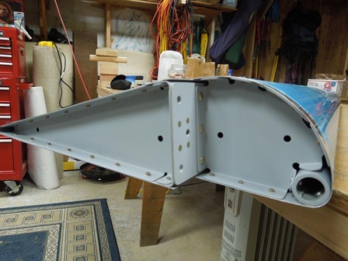 Main and nose ribs riveting complete