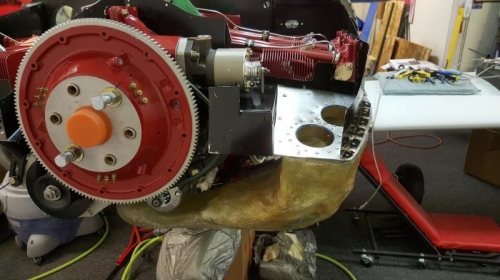 Air filter holder.  Filter is in the plenum.