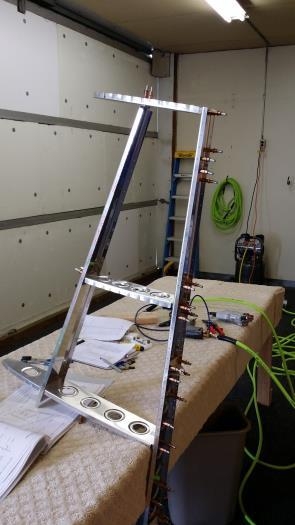 Vertical Stabalizer ribs cleco'd together