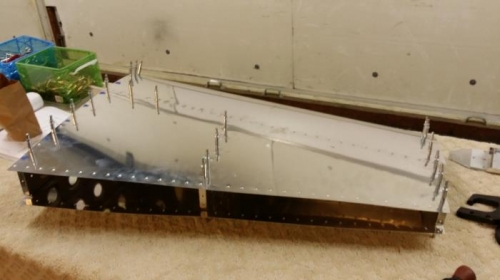 Started bucking rivets toda