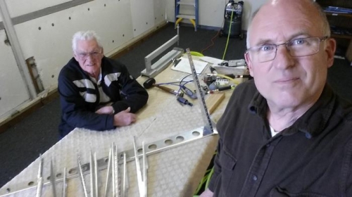 Lee and I with a few of todays parts