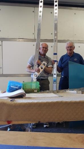 countersunk spar hols for the skin