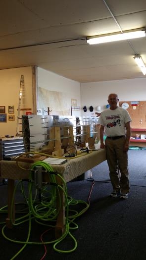 Horizontal stabilizer finally ready for riveting.