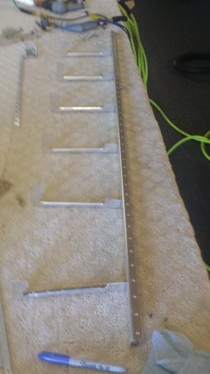 Left Elevator rear spar