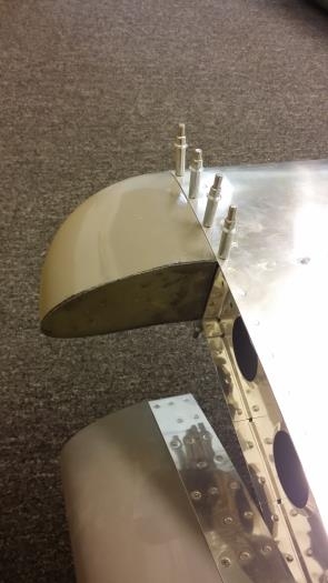 Left stabilizer end cap.