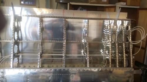 Wire runs. L wing inboard.