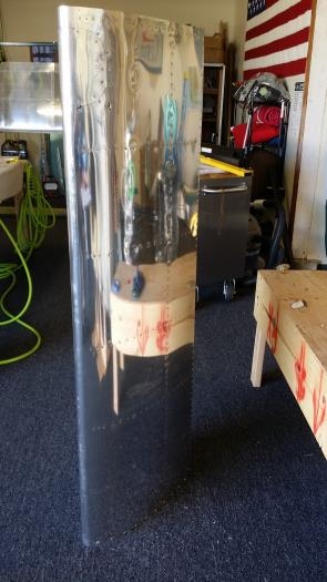 Outboard leading edge riveted