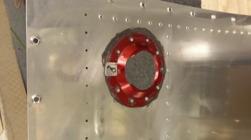 Fuel cap from the inside