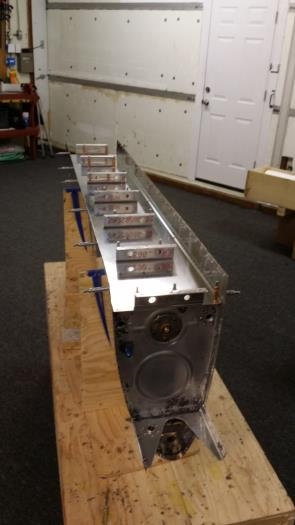 ready to seal and rivet the back