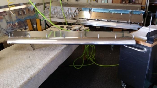 Left Flap clecoed together