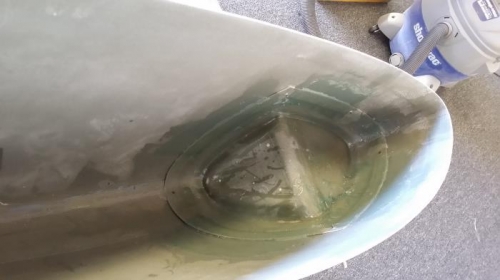 R. wingtip. Start fiberglass new light holder