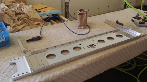 Start of forward bulkhead assembly