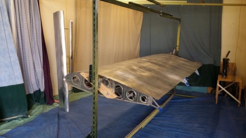 L wing, L flap, and L aileron ready to clean and paint