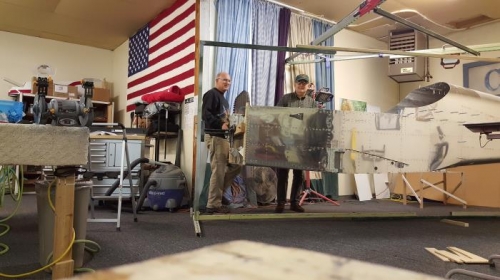 Better view of the front of the rotisery