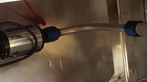 Fuel line- selector to fuel pump