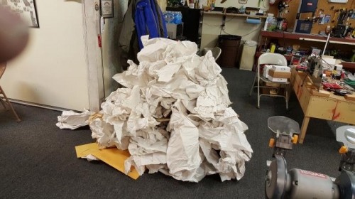 Lots of packing paper