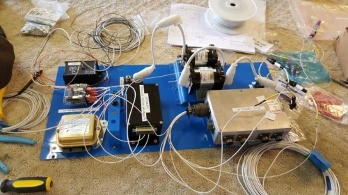 Deice electrics.  Initial wiring