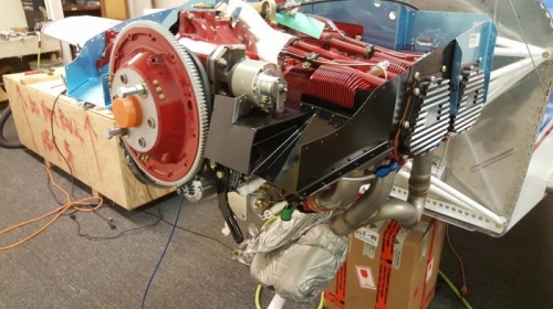 Baffel painted and mounted