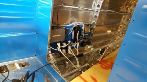 Shows location of deice electronics