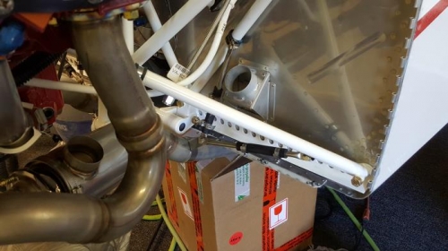 Left side exhaust